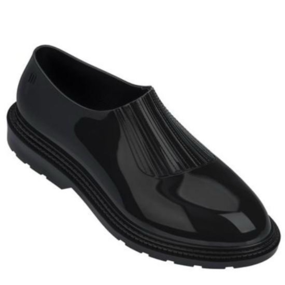 Melissa Black Glossy Preppy Scented Loafers